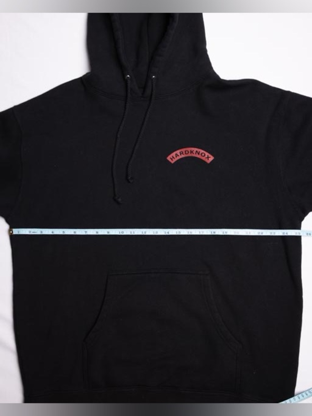 Hardknox Sunday Men XL Hoodie Black Cotton Blend Skeleton Graphic Pullover - Picture 6 of 10